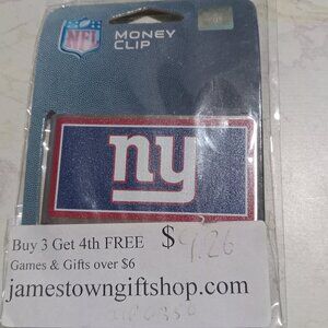 New York Giants NFL Steel Money Clip